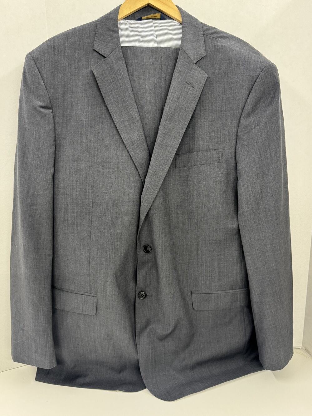 Men's Brooks Brothers Explorer Suit Madison Fit Jacket 48L Pants 40x32 Gray